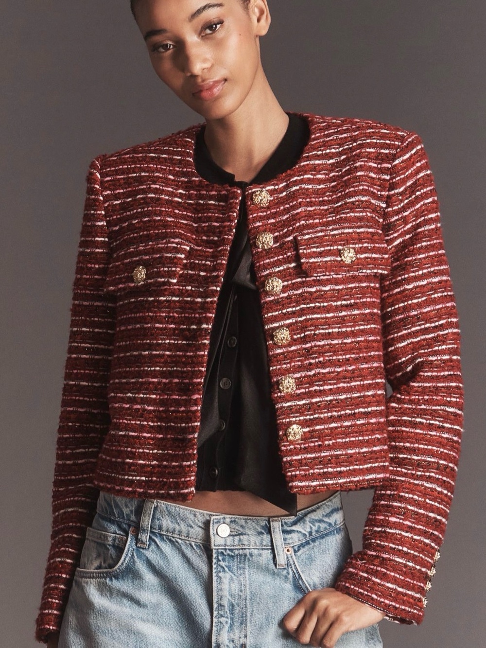 Endless Rose Tweed Lady Jacket - NWT - Large